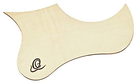 Ortega Guitars Pickguard für Ukulele - geflammtes Ahorn für CC & SO (OWPSC-FMA)