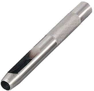 Weddecor 10mm Hollow Leather Hole Punch Heavy Duty Solid Steel Metal Sheet Leatherworking Synthetic Gasket Rubber Thin Foil Brass Tack Tools Cutters Puncher