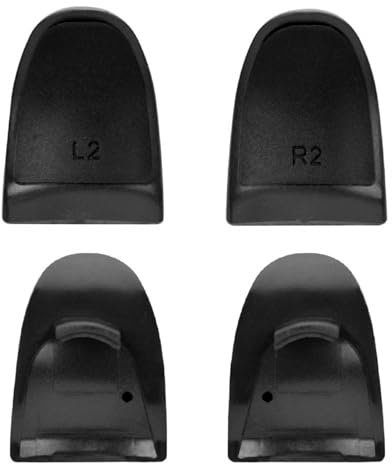 Extended Grips L2 R2 Extended Grips Soft Touch Controller Extenders Boutons Extension Trigger pour (Noir)