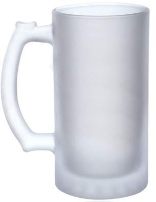 Sublimation Beer Mug Glass 16oz Frosted Stein Heat Press Transfer Printing – Frosted (6)