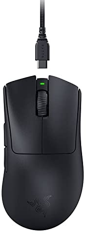 Razer DeathAdder V3 Pro kabellose Gaming-Maus, schwarz, ultraleicht, Focus Pro 30K optischer Sensor, optische Schalter Gen-3, HyperSpeed Wireless, 5 programmierbare Tasten, RZ01-04630100-R3A1
