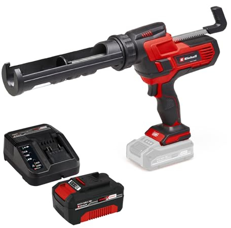 Einhell Sladdlösa fogpistolen TE-SG 18/10 Li-Solo Power X-Change (utan batteri) & Einhell PXC-startkit 18V 4,0 Ah Power X-Change (Li-Ion, för Power X-Change-enheter, inkl. 4,0 batteri och laddare)