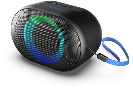 RYGHT Enceinte Nomade Bluetooth Toogo S Led (Noir)