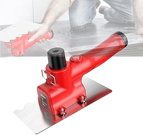 SONLED Outil de Finition de béton pour Chape électrique, 12 000 TR/Min, Lame de 20 cm, règle de nivellement de Surface de Ciment électrique sans Fil avec grattoir pour Le Traitement du béton