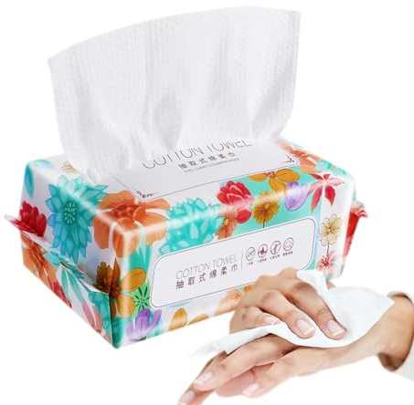 Cotton Tissues Facial Towels Hygienic Safe Soft Face Towels Makeup Removing