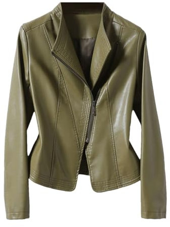 Echtes Leder Jacken Herbst Winter Frauen Langarm Slim Echtes Schaffell Jacke Mäntel, EN8, 42