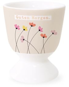 Grafik-Werkstatt 62276 Eierbecher mit 100% Echtgold | Porzellan Becher | Traummann
