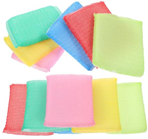 NIYANGLE 12 Piezas Esponja Plato de Cocina Esponja para Fregar la Cocina estropajos Esponja esponjas estropajos de Cocina para Platos Esponja para Platos Inodoro Depurador Maleza vajilla