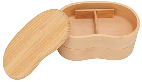 Caja Bento Japonesa, Caja Bento De Madera, Fiambrera Japonesa De Doble Capa Bento, Contenedor De Frutas Para La Escuela, Adultos, Picnic, Oficina, Senderismo, Camping