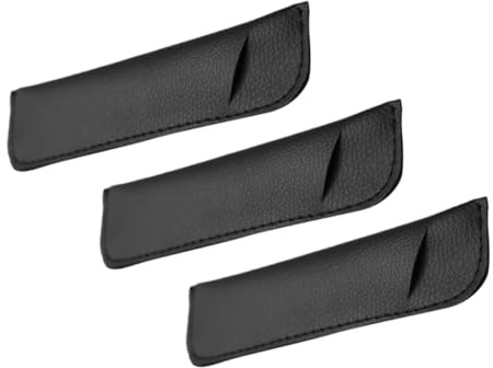 Mikinona Therapeutische Stimmgabel 128 Hz Pu Stimmgabelschutzhülle 3 Stück Rund Leicht und Tragbar Zubehör für Musikinstrumente