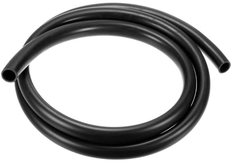 M METERXITY Lubricating Oil Hoses, 20mm ID x 25mm OD 6.56FT Rubber Tubing Hose Pipe for Irrigation/Small Equipment/Outdoor/Garden Water Tubing [Black]