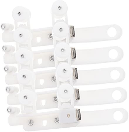 GRIRIW 5paare Elektrische Vorhangschienen-Roller Mit Magnetischem Drehbarem Geräuschloses Gleiten Installieren Perfektes Zubehör Für Verdunkelungsvorhänge Nicht Lichtdurchlässig Für