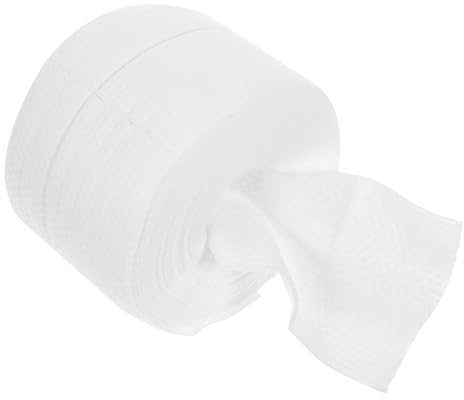 TOYZFRIENDY Make Up Entferner Handtuch Dicke Gesichtsreinigungstücher aus Non Woven Fabrikat Weich und Hygienisch für Damen 1 Rolle mit 60 Stück