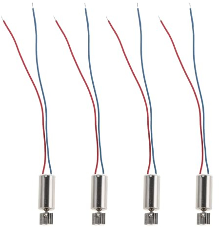ibasenice 4 Vibrationsmotoren – Ersatzmotoren für elektrische Zahnbürsten – Vibrationsgeräte für Instrumente, Massagegeräte, Gesichtsbürsten und Kosmetikgeräte