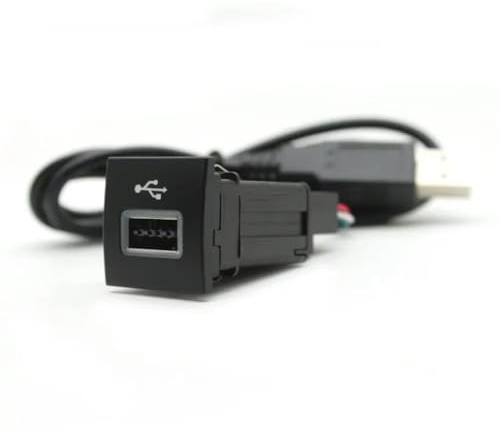 Adattatore Presa USB Console Presa USB Compatibile Con Per Golf 6 Per Jetta Auto Rapida Per Caricabatterie QC3.0 Adattatore Di Ingresso Audio U-disk Interfaccia Presa Flash