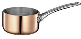 Spring Culinox Mini Stielkasserolle 0,35 L, Kupfer-Edelstahl, Ø 9 cm | Kleiner Stieltopf mit 5-Lagen-Mehrschichtmaterial, genieteter Edelstahlgriff, backofenfest, für Elektro-, Ceran- und Gasherd