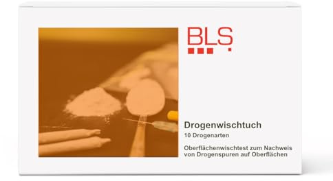 Oberflächentest & Wischtest - Multi Schnelltest für die Bestimmung von 10 Drogenarten auf Oberflächen innerhalb von 2 Minuten