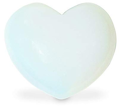 Handschmeichler Herz - Opalin blau - Stein mit mysteriöser Ausstrahlung - Opalit - Opal - CUTE NAILS