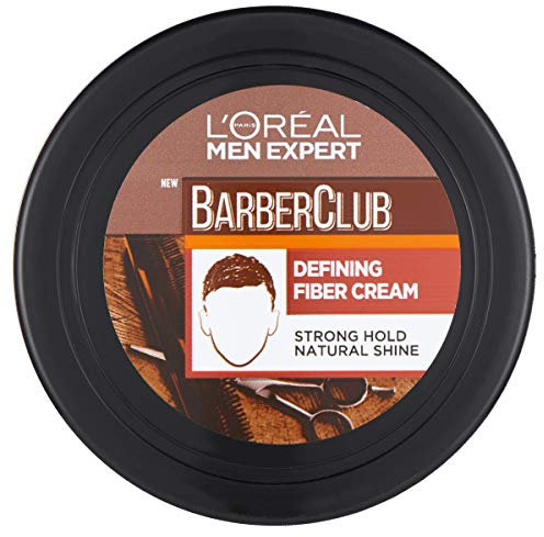 L'Oreal Paris Men Expert Men's Hair Fiber Cream Barber Club Defining Fiber Cream, 75 ml