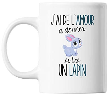Mug Amour à donner Lapin