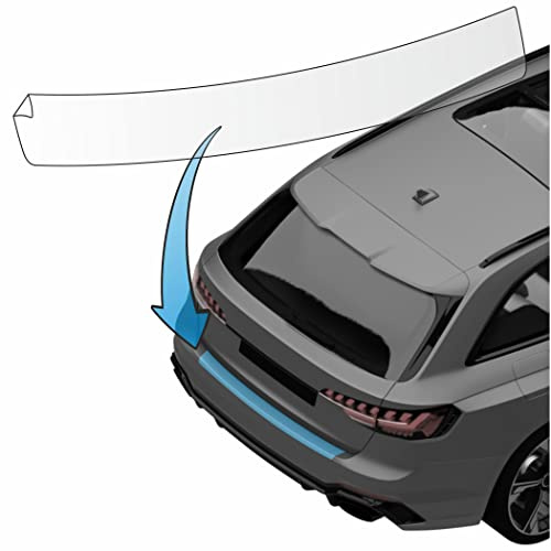 MisterLacky - Lackschutzfolie passend für Seat Leon ST Kombi (IV) ab BJ 2020 Typ KL Ladekanten-Schutz transparent240µm als Kratzschutz Stoßstangenschutz mit Rakel-Werkzeug