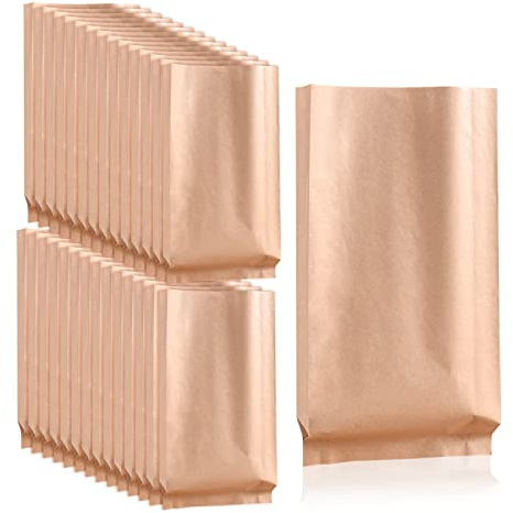 Hipruict Disposable Paper Bag, 100 Pack Sanitary Napkin Disposal Bags, Feminine Hygiene Disposal Bags, Kraft Paper Bag, Sturdy and Waterproof, Suitable for Sanitary Napkins, Gift Bags