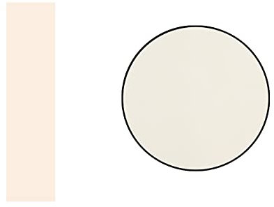 Bronze Schiebegardine/Schiebevorhang / 60x245cm / Raumtrenner/Blickdicht (Beige)