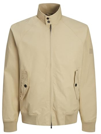 JACK & JONES Jprblurudy Harrington JKT Sn Veste courte pour homme, Fields of Rye, XL