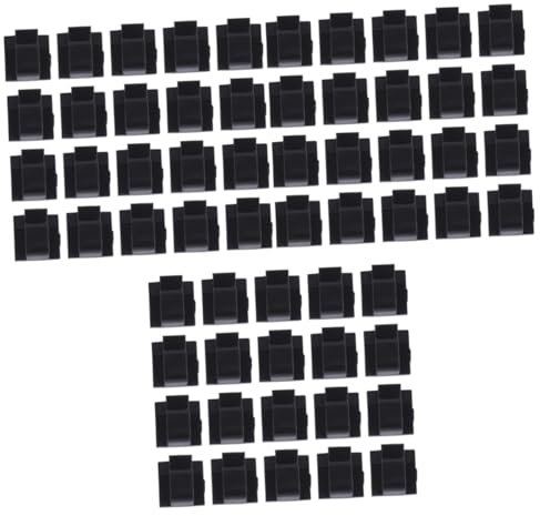 Gatuida 300stücke Selbstklebende Kabelklemmen Rectangular Clips Zur Kabelorganisation Für Auto Und Büro Lösung Für Unordentliche Kabel