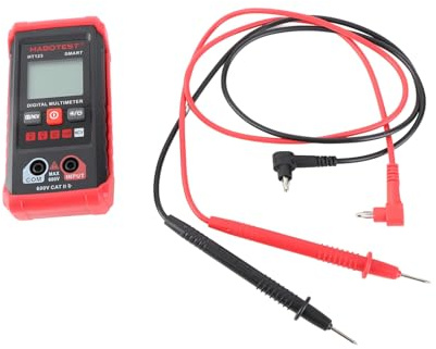 SIUKE Multimètre numérique HT123 multimètre à portée Automatique 2 000 Points True RMS mesurant la résistance de Tension AC/DC Test NCV avec rétroéclairage LCD et Maintien des données
