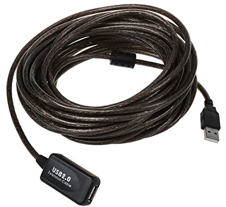 Qoekacy 10M USB 2.0 Extension Active/Repeater 480 Active USB Extension Cable