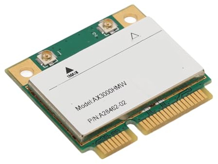 Tarjeta de Red WiFi 6, AX3000HMW WIFI6 2.4G 5Ghz Dual Band V5.2 Mini Tarjeta de Red PCI E con MU MIMO y OFDMA para 10, para