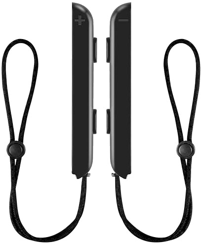LongLongJin Switch Joycon Bracelets de rechange compatibles avec manette Joy-Con - Accessoires compatibles avec manette Joy-Con - Noir