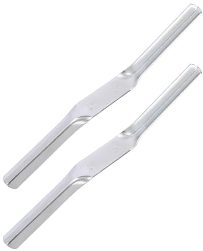 2 Pcs Brick Jointer Masonry,Brick Jointer Pointing Tool,1/2,5/8,Double-Ended Cement Mortar Finishing Tools,Bricklaying Builders and Bricklayers for Neat