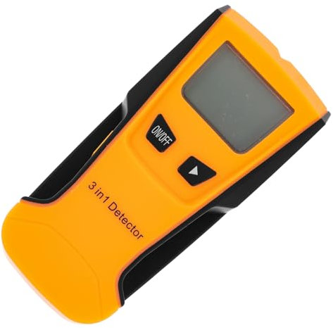 KONTONTY Rilevatore Di Metalli Da Parete 3 in 1 Sensore Di Metallo Scanner Da Parete Rileva Metallo Fili Legno Allarme Acustico Individua Centro Travi Scansiona