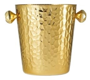 Ice bucket， Stainless Steel Wine Chiller Champagne & Red Wine Cooler Bucket ，Yeti bucket(Gold)