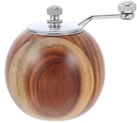 LALADEFIEE Moulin à Poivre Manuel avec Manivelle Outil de Cuisine pour Poivre Cumin et Épices Design Ergonomique pour Usage Domestique et Restaurant