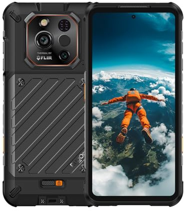 RUGONE Xever 7 Pro by Ulefone – Rugged Outdoor Smartphone mit wechselbarem Akku (2 × 5550 mAh) • 64 MP Nachtsicht + FLIR® Wärmebildkamera • IP69K/IP68 • 120 Hz AMOLED • 5G • 12 GB RAM 512 GB ROM