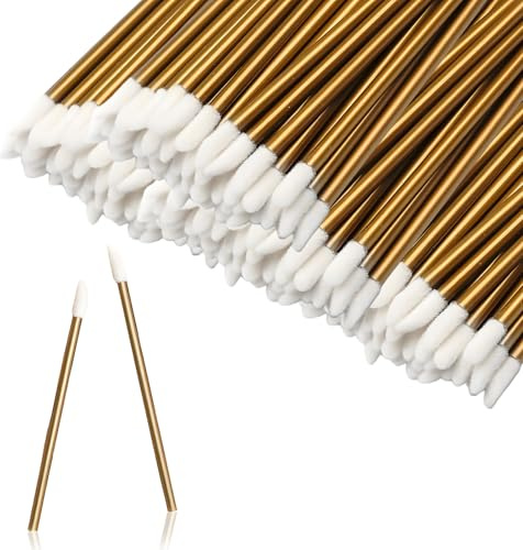 300 PCS Lip Wands, Lipstick Applicators Lip Brush for Lipstick, Micro Brushes Compact and Portable Makeup Applicators Suitable for Lips Eyes and Makeup Application