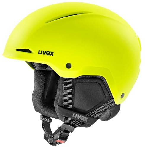 uvex minimo – extremely lightweight, safe ski helmet with individual size adjustment for children – electrum matt – 48–52 cm