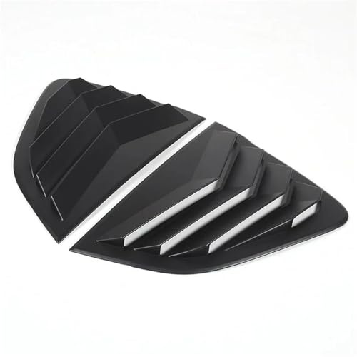 Heckscheibe Spoiler Wing Für Mazda Für MX-5 Für Miata Für ND (Hard Top Spec) 2016-2024 Dekorative Trim Hinten Fenster Dreieck Shutter Louvre Abdeckung(Matte black)