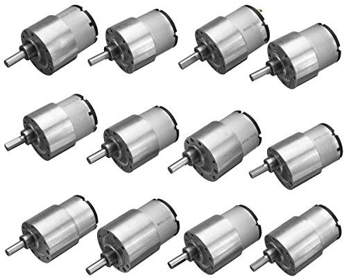 TuToy Dc 12V 520 Getriebegehäuse Elektromotor 3,5-600 U/Min Drehzahlreduzierungsmotor - 22