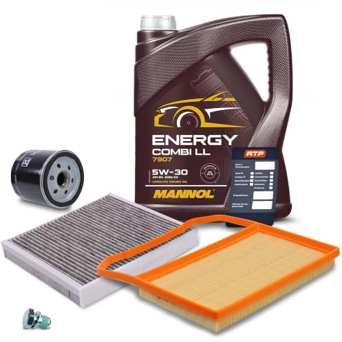 BESTPRICE ATP Inspektionspaket Filterset mit 1x Ölfilter, 1x Innenraumfilter | Kompatibel mit: SEAT IBIZA IV, IBIZA IV SC, IBIZA IV ST, SKODA FABIA III, FABIA III Kombi, VW POLO V, POLO Van