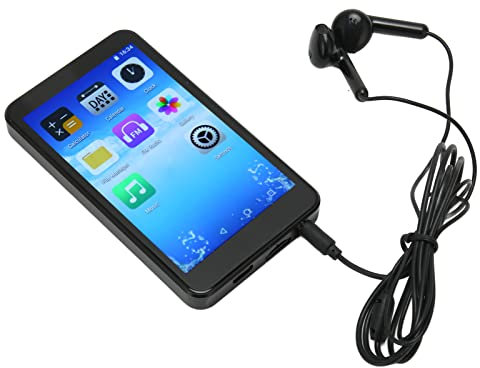 Lettore MP4 con WiFi Bluetooth, Lettore Musicale in Streaming Android con Schermo Full Touch da 3,97 Pollici, Audio HiFi Senza Perdite, con Auricolare Cablato, Batteria a Lunga