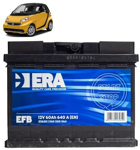 Batteria 60Ah EFB per Smart Fortwo 0.8 CDI gasolio 2007-2014