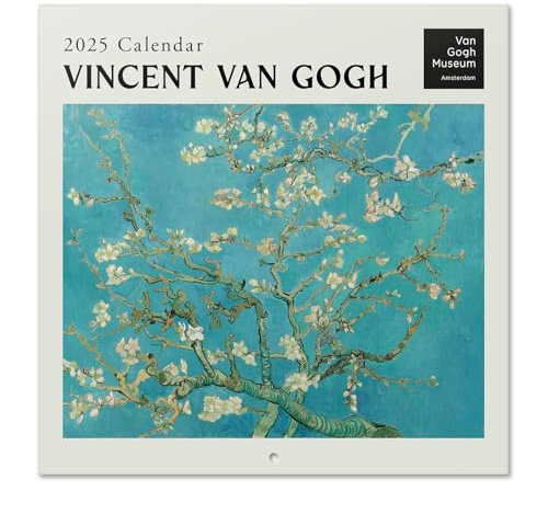 Kalender 2025 Wandkalender 2025 Grupo Erik Van Gogh Museum Kalender 2025 Familienplaner 30 x 30 cm 12 Monate Jahreskalender Familienkalender 2025