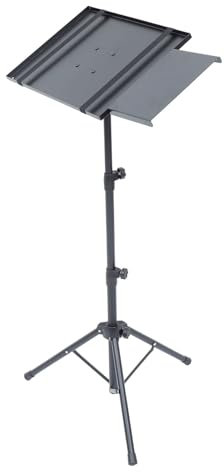 OFFSCH Heavy Duty Laptop Under Desk Mount Tripod Stand Height Adjustment for Comfortable Viewing