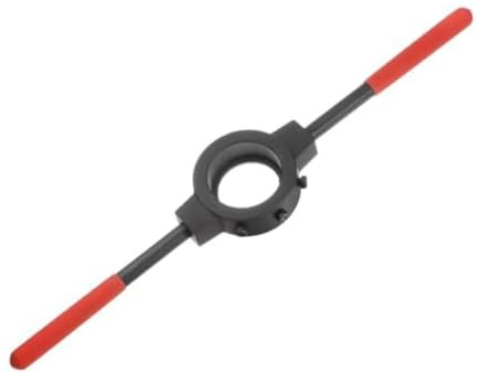 Qerwsdty Llave con Manejar de Troquel para Troqueles Redondos MéTricos M30-M36/1-1/16 Pulgadas-1-7/16 Pulgadas (UNC/UNF) de 65 mm DiáMetro Exterior, Soporte Troquel Roscado 65 mm X 25 Mm