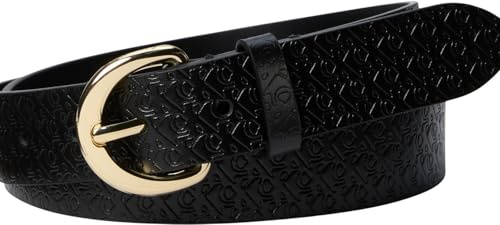 Calvin Klein Damen Gürtel Classic Buckle 3,0 cm Ledergürtel