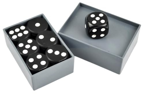 Générique Würfelspiel – Würfelspiel mit rundem Rand 6 Seiten | Würfelspiele spielen | Gesellschaftsspiele Würfel Schulleistung Würfelspielzeug für Gesellschaftsspiele Aktivitäten Partys Gefälligkeiten